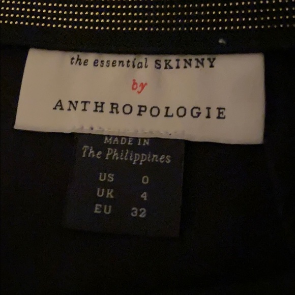 NWT Anthropologie essential skinny tuxedo slacks - Picture 7 of 10